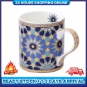 MyMug unique Moroccan design,ceramic coffee mug, 10 oz blue colour coffee mug,printed handle